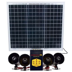 Біоакустичний відлякувач птахів Коршун-16 Solar на сонячній батареї