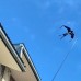 Динамічний відлякувач птахів Крук в комплекті з розкладною жердиною і трубою
