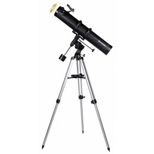 Телескоп Bresser Galaxia II 114/900 EQ Solar Carbon с солнечным фильтром и адаптером для смартфона (4614909)